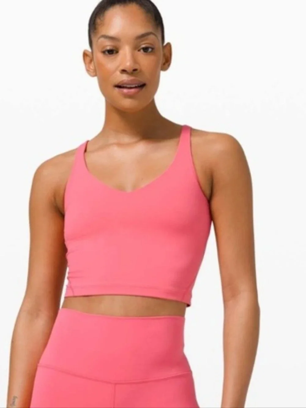 lululemon💎 athletica Align Crop Tank - Guava